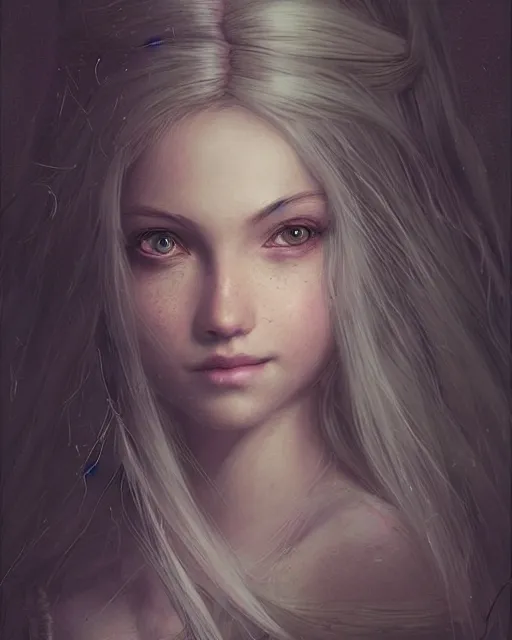 Prompt: princess rapunzel, hyper realistic face, beautiful eyes, fantasy art, in the style of greg rutkowski, intricate, hyper detailed, smooth