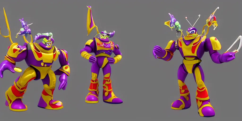 Prompt: emperor zurg, 3 d render