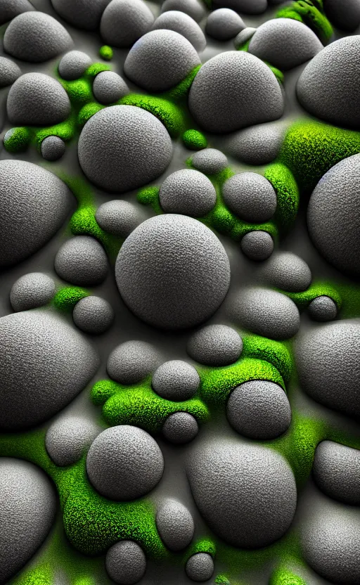 Image similar to highly detailed ultra sharp 3 d render cinematic composition of a smooth ceramic porcelain biomorphic magnolia stone nebula fluid fractal sci - fi surreal architecture landscape, granite, metallic, magnesium, marble, moss and lichen, vincent callebaut composition, mamou - mani, archviz, beautiful lighting, 8 k, unreal engine, hdr,