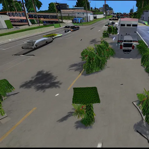 Image similar to pembroke pines florida in gta san andreas game high detail