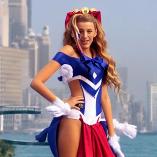 Image similar to Blake lively as sailor moon