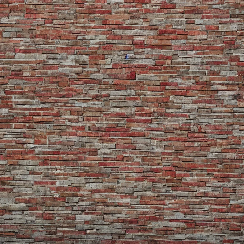 Image similar to plaid painted brick texture