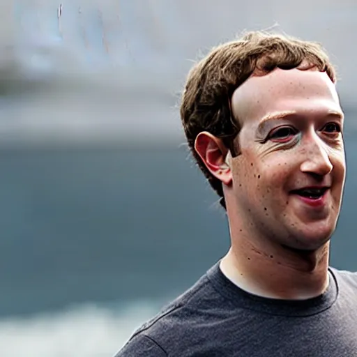 Image similar to mark zuckerberg as water