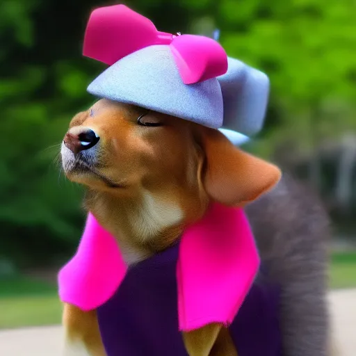 Image similar to dog wearing a hat