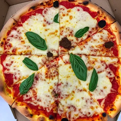 Image similar to pizza from bag tea