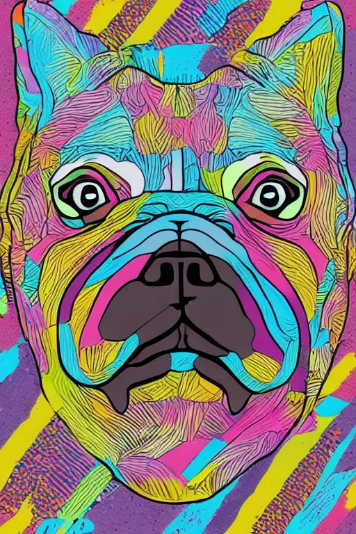 Image similar to Portrait of a big chungus pug, sticker, colorful, illustration, highly detailed, simple, smooth and clean vector curves, no jagged lines, vector art, smooth