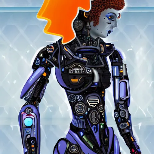 Image similar to a futurist cyborg deva, future perfect, award winning digital art