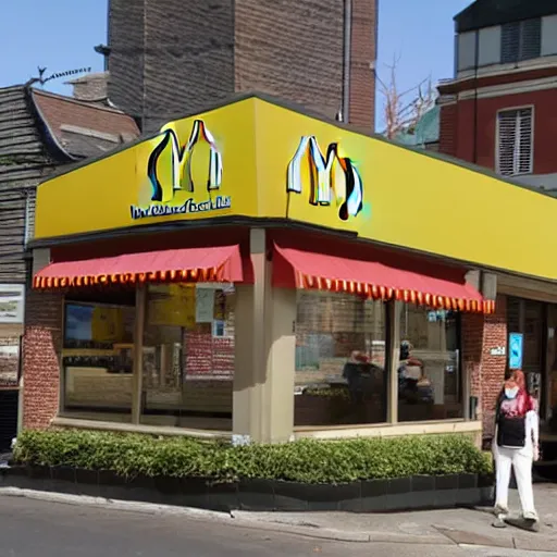 Image similar to mcdonalds sandwitch but it is infested by vermin and insects