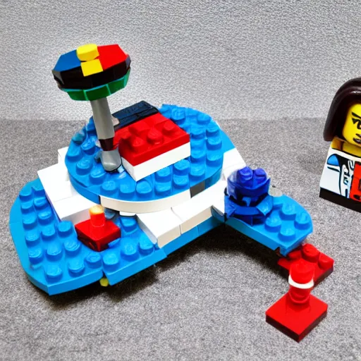 Prompt: a LEGO ufo set