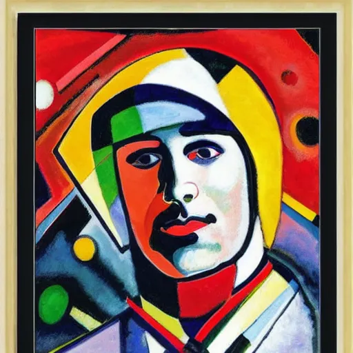 Image similar to christian horner portrait, style by kandinsky, art deco, portrait