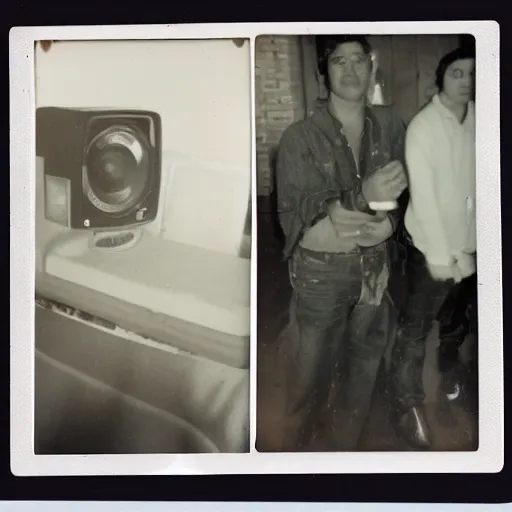 Image similar to old polaroid photos found in the dumpster