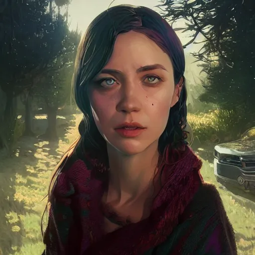 Image similar to highly detailed portrait of 🧚 in gta v, stephen bliss, unreal engine, fantasy art by greg rutkowski, loish, rhads, ferdinand knab, makoto shinkai and lois van baarle, ilya kuvshinov, rossdraws, tom bagshaw, global illumination, radiant light, detailed and intricate environment