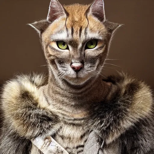 Image similar to photograph of a Khajit, high quality fashion photograph by Mario Testion