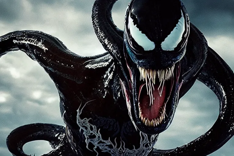 Prompt: venom by Emmanuel Lubezki