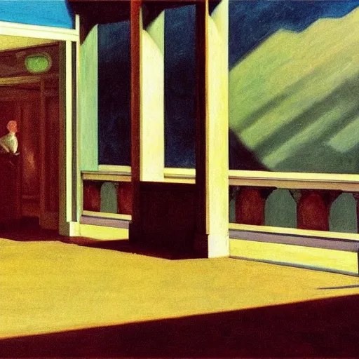 Image similar to RE7, by Edward Hopper