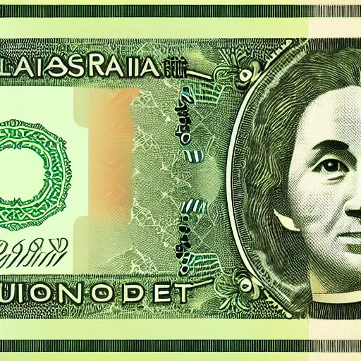Prompt: a one hundred australian dollar note bill