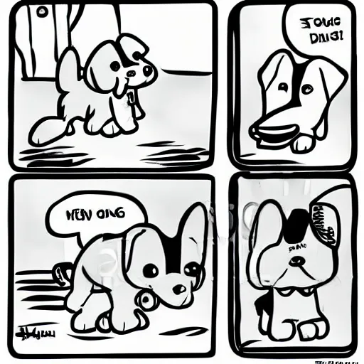 Image similar to cute dog cartoon