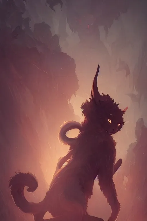 Prompt: cursed demon possesing a cat like australian boy design, character sheet, greg rutkowski, zabrocki, karlkka, jayison devadas, trending on artstation, 8 k, ultra wide angle, zenith view, pincushion lens effect