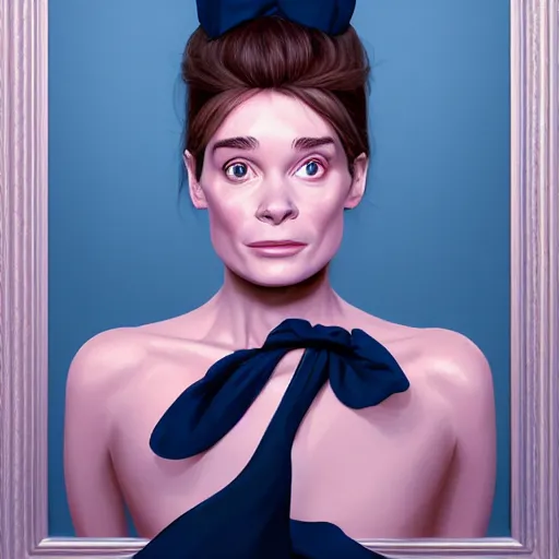 Prompt: portrait of holly golightly with michael mcintyre in a tiffany's shop, anatomy, bathed in light, highly detailed, photorealistic, artstation, smooth, sharp focus, illustration, unreal engine 5, 8 k, art by artgerm and greg rutkowski and edgar maxence