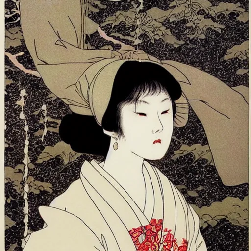 Image similar to photo of young woman by takato yamamoto