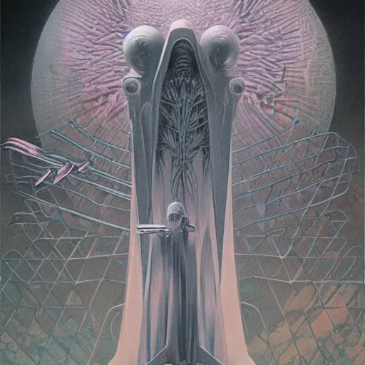 Image similar to the one who watches by Wayne Barlowe