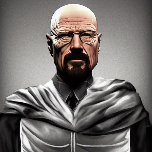 Image similar to Walter White is Batman, hyperdetailed, artstation, cgsociety, 8k