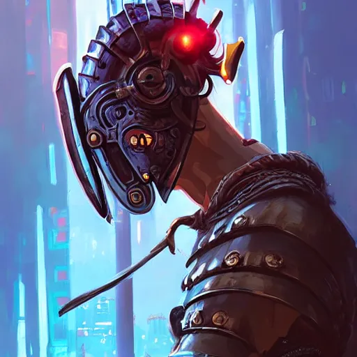 Image similar to cyberpunk viking helmet mask warrior goddess robot ninja fantasy, art gta 5 cover, official fanart behance hd artstation by jesper ejsing, by rhads, makoto shinkai and lois van baarle, ilya kuvshinov, ossdraws