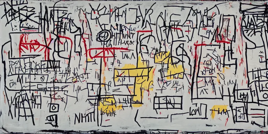 Image similar to cake by Basquiat