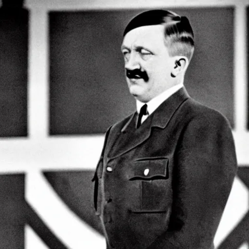 Image similar to hitler's stand up special on netflix, anotomically correct, highly detailed