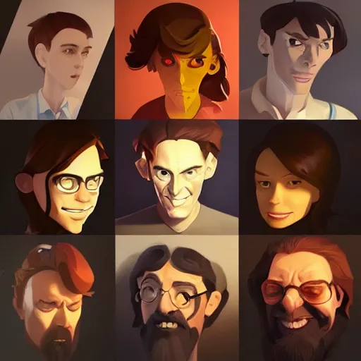 Image similar to face icon stylized minimalist steven king, loftis, cory behance hd by jesper ejsing, by rhads, makoto shinkai and lois van baarle, ilya kuvshinov, rossdraws global illumination