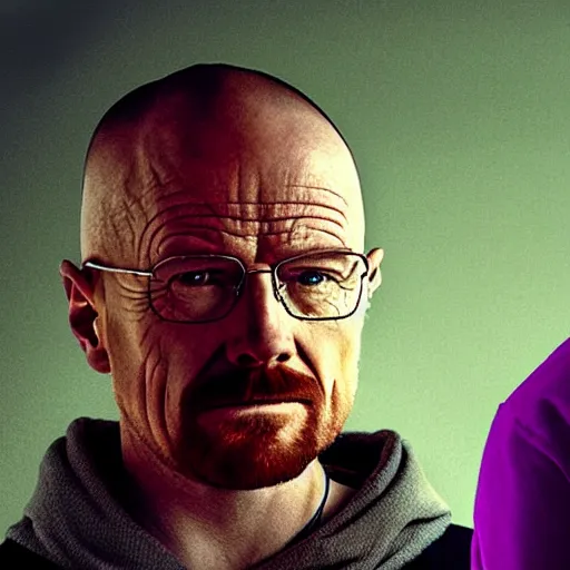 Image similar to walter white and jesse pinkman muckbang