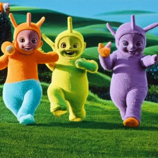 Image similar to Teletubbies Meme!!!!