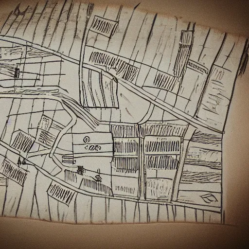 Premium Vector  Village doodle map hand drawn