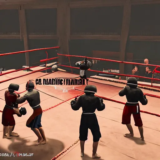 Image similar to Mordhau boxing tournament