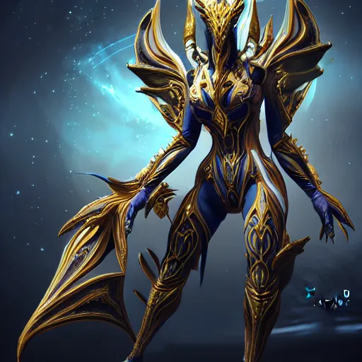 Image similar to highly detailed exquisite fanart, of a beautiful female warframe, but as a dragon, regal pose, inside a spaceship, epic cinematic shot, sharp clawed perfectly designed hands, two legged with clawed feet, professional digital art, high end digital art, realistic, captura, DeviantArt, artstation, Furaffinity, 8k HD render