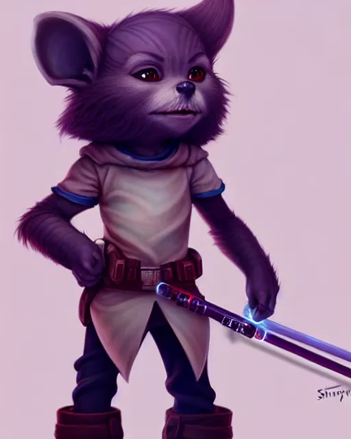 Image similar to character concept art of a cute young male anthropomorphic starwars furry | | cute - fine - face, pretty face, key visual, realistic shaded perfect face, fine details by stanley artgerm lau, wlop, rossdraws, james jean, andrei riabovitchev, marc simonetti, and sakimichan, trending on artstation