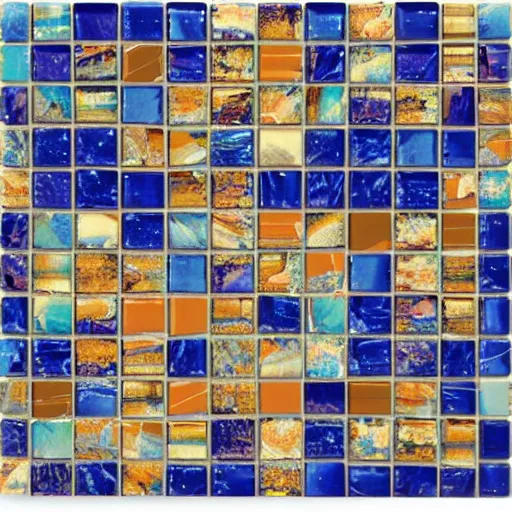 Image similar to grangemouth in mixed size mosaic tiles by erin hanson