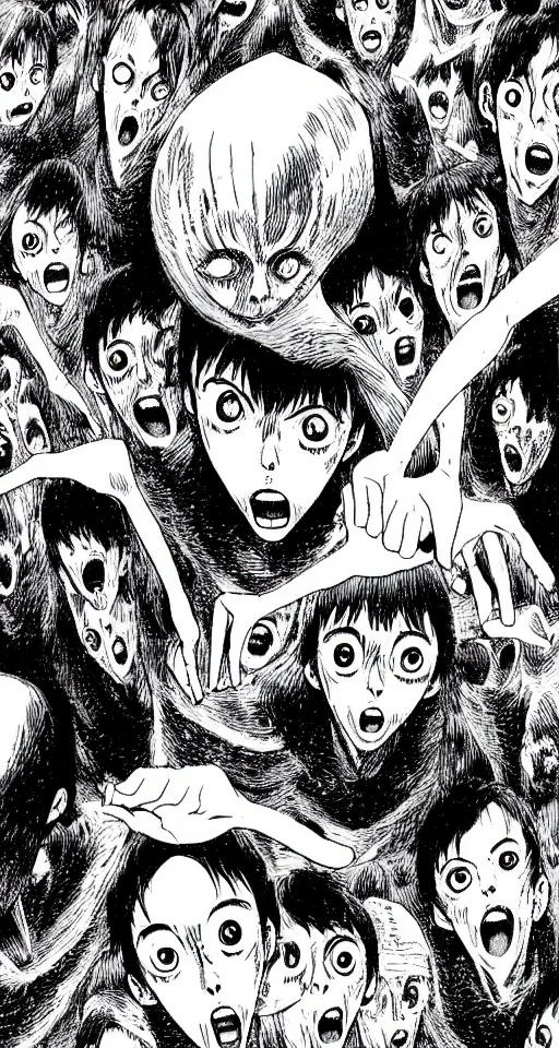 A bottomless pit, manga, by Junji Ito | Stable Diffusion | OpenArt