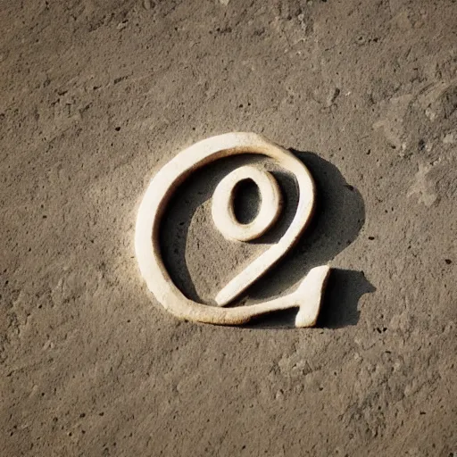 Image similar to letter s in the shape of a stone