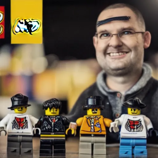 Image similar to lego andrew tate