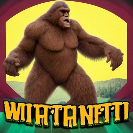 Image similar to bigfoot declares war