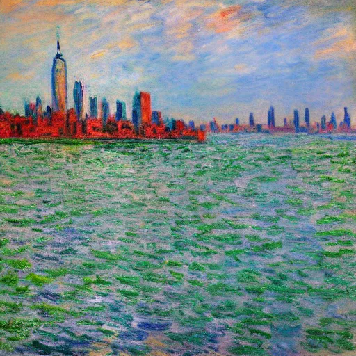 Prompt: Manhattan in the style of Monet