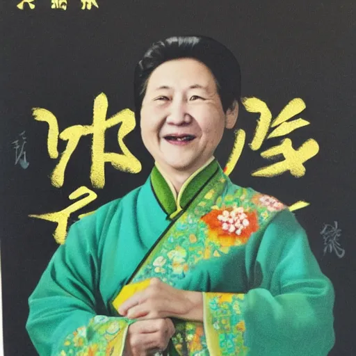 Image similar to xi - jing ping smiling