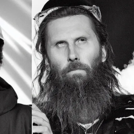 Prompt: jovanotti burning churches with burzum