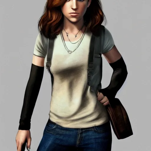 Image similar to anna kendrick gta v character poster