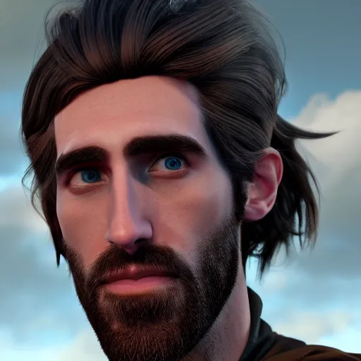 Image similar to hyperrealistic dslr film still of asmongold, long stringy hair, combover, stunning 8 k octane comprehensive 3 d render, unreal engine, perfect symmetry, dim volumetric cinematic lighting, extremely hyper - detailed, incredibly real lifelike attributes & flesh texture, intricate, masterpiece, artstation, stunning