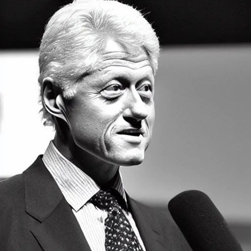 Image similar to bill clinton is a reptilian shape shifter