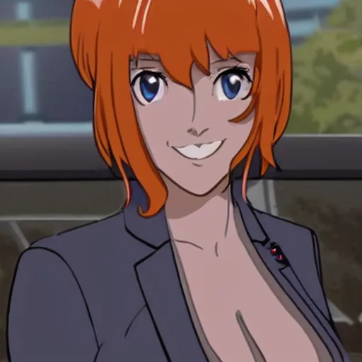 Prompt: Pepper Potts is an anime waifu