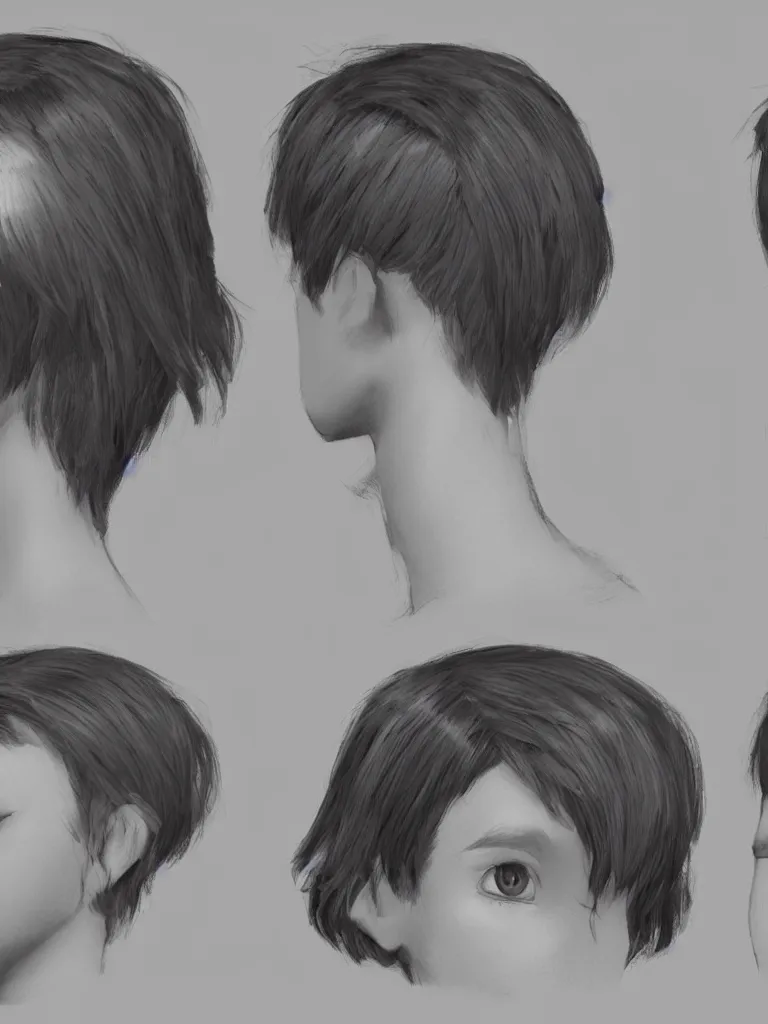 Image similar to haircut by disney concept artists, blunt borders, rule of thirds