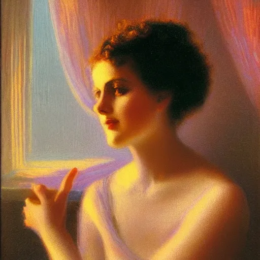 Image similar to photo of young woman by delphin enjolras